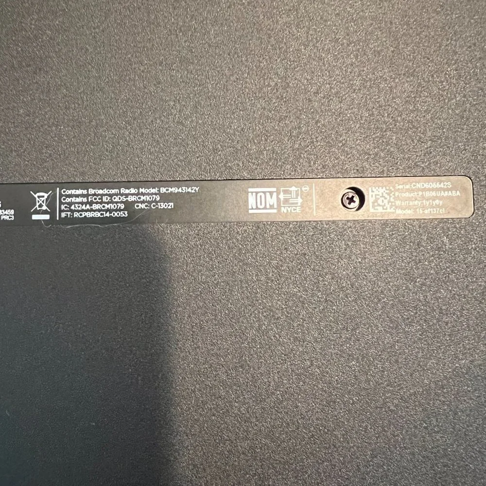 HP Notebook - 15-af137cl (Touch)